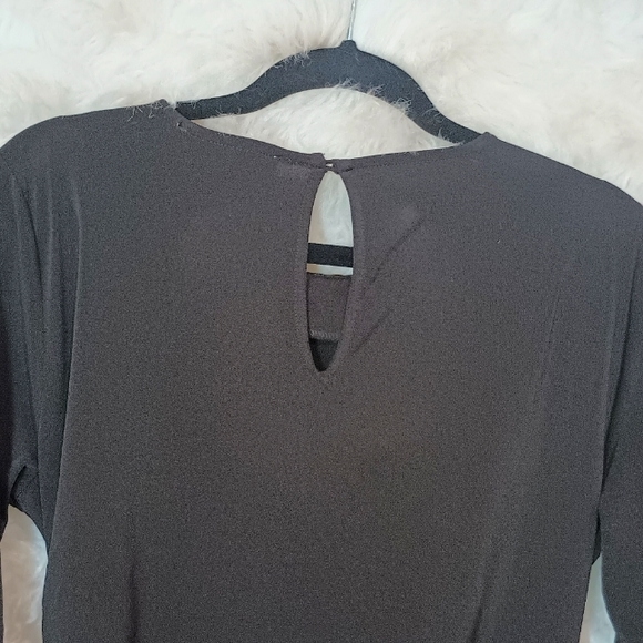 Michael Kors Black and Gold Long Sleeve Dress Size L - Picture 6 of 9